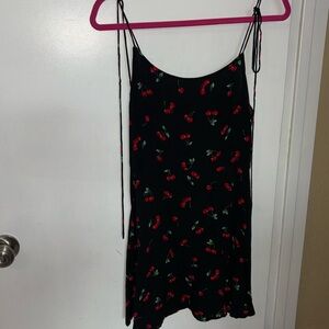 Size L or US 8 cherry mini dress